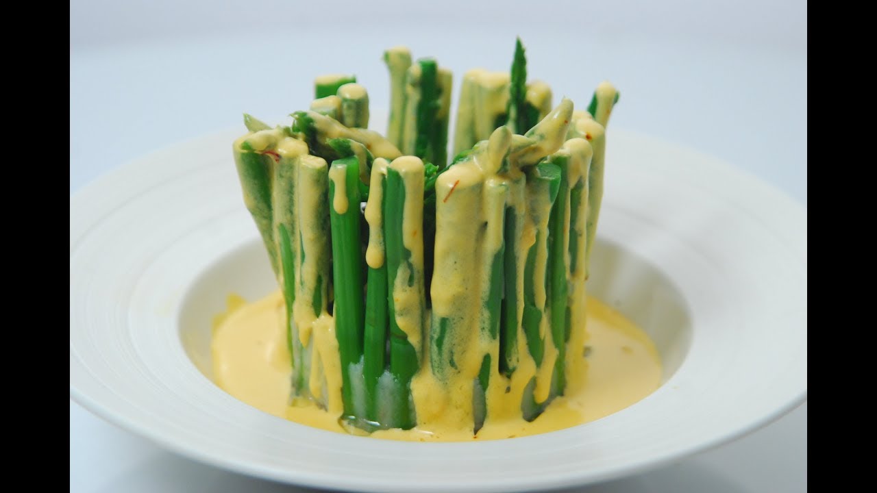 Asparagus In Saffron Sauce-Cook Smart