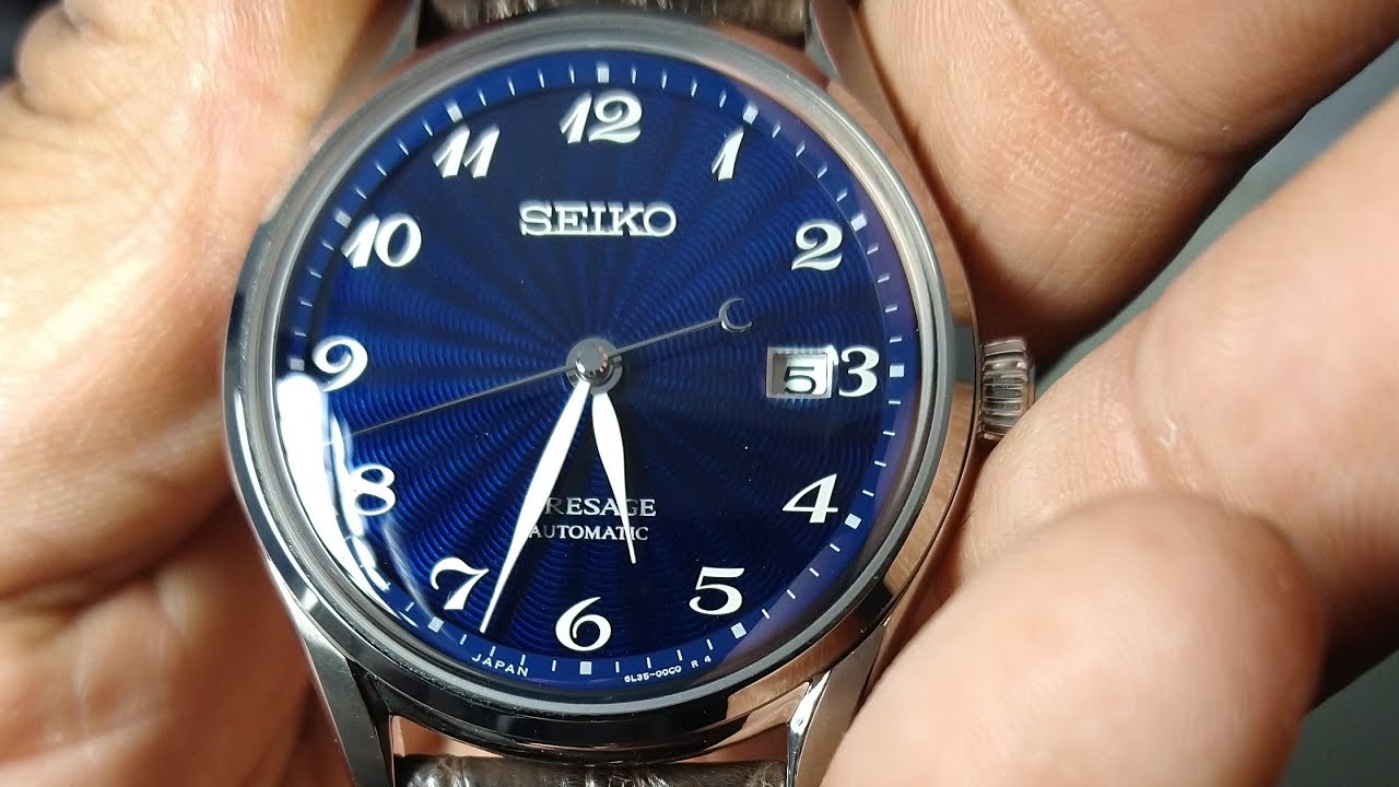 Seiko Shippo Enamel Dial Presage SJE079 - YouTube