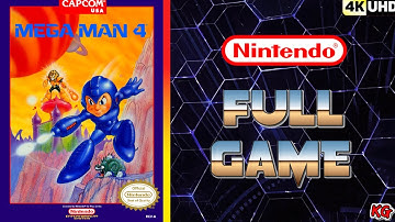 Mega Man 4 [NES] Gameplay Walkthrough FULL GAME🔴