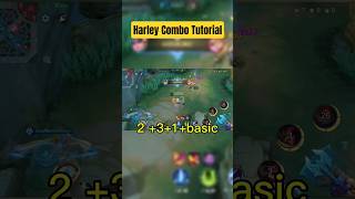 Harley Combo Tutorial🧙‍♂️🦹‍♂️ #mobilelegends #mlbb #mlbbcreatorcamp #tutorial