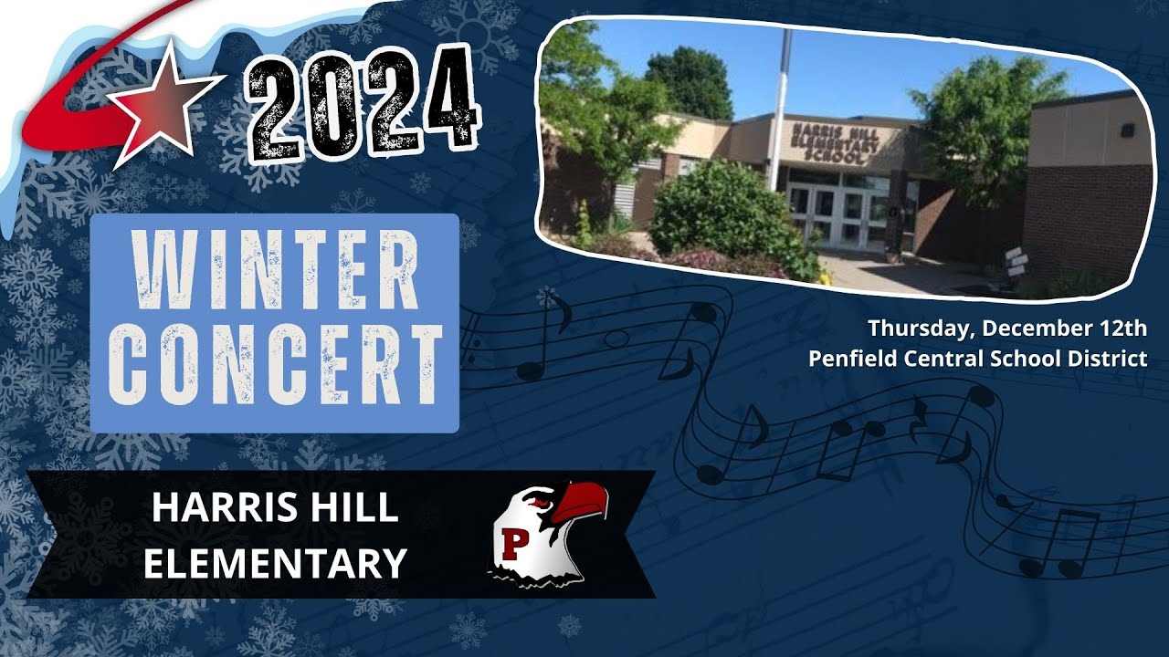 Harris Hill Elementary School Students Winter Music Concert 2024