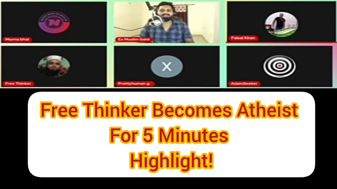 Adam Seeker exmuslim Sahil Freethinker Debate With exmuslim YouTube