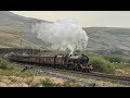 6201 'Princess Elizabeth' Thunders Over Ais Gill On The Dalesman (2019)