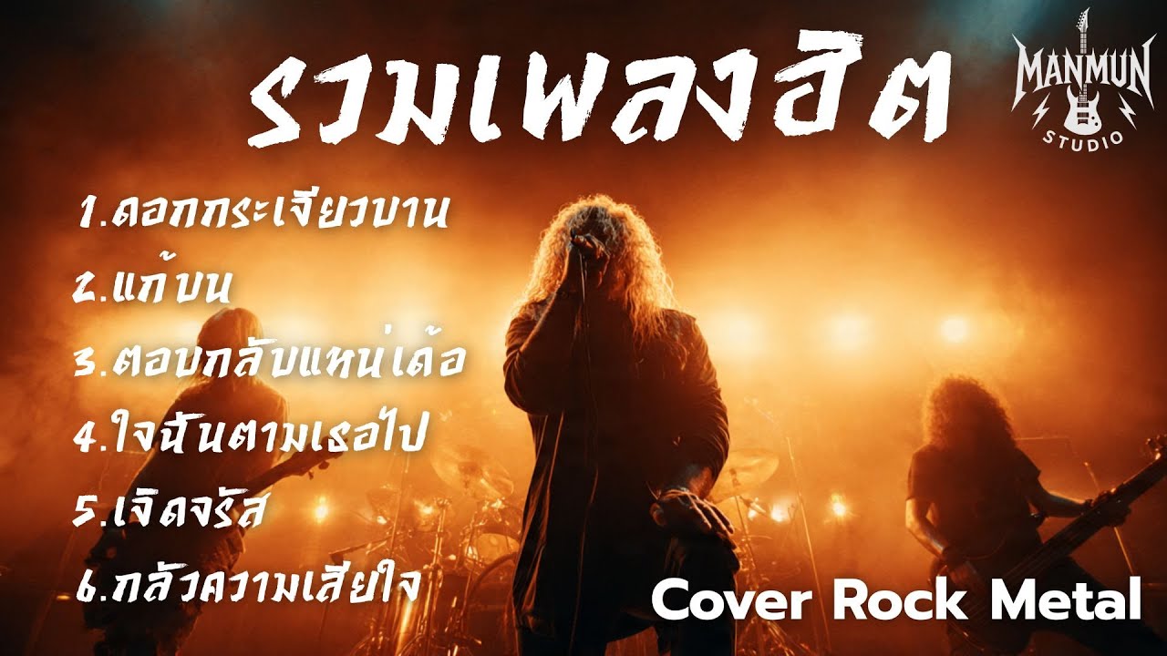 รวมเพลงฮิต Cover Rock MetalเอาเพลงดังมาCover หนัก สไตล์ Manmun Studio Vol.1