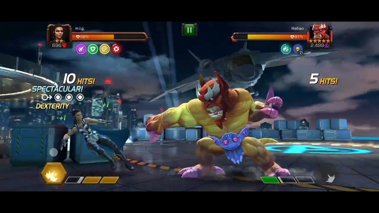 mcoc woman of power god is a woman mangog duel target Valkyrie