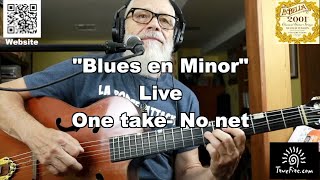 "Blues en Minor" Live- one take without a net- Doug Munro #jazz #livemusic #guitar #gypsyjazzguitar