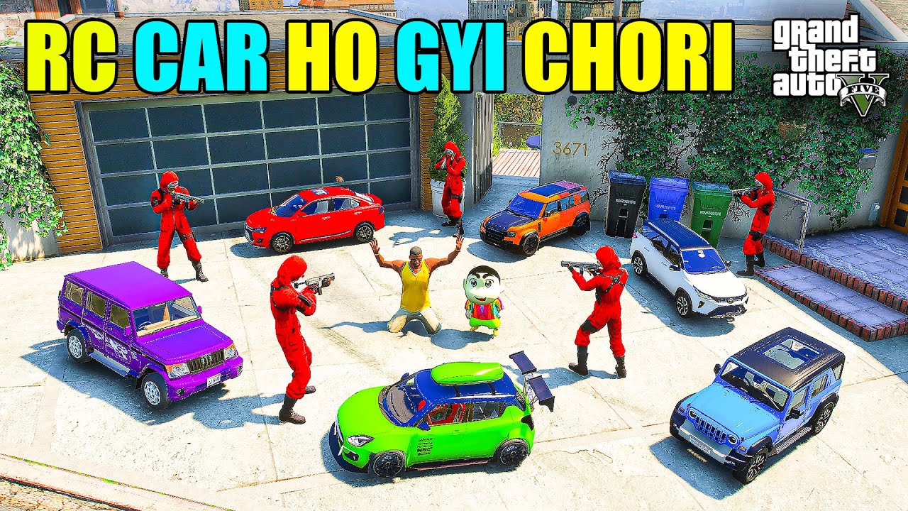 Franklin & Shinchan Ki RC Car Ho Gyi Chori GTA 5 || JNK GAMER