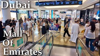 Dubai 4K 🇦🇪 | Inside Mall of the Emirates Walking Tour | Luxury Shopping, Ski Dubai & More