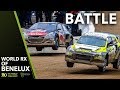 Hansen and Timerzyanov's MEGA Battle! | 2019 Spa FIA World Rallycross of Benelux