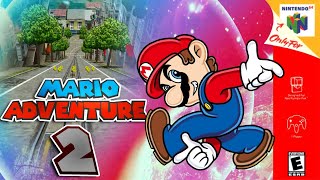 Mario Adventure 2 Part 1 - City Escape Mario 64 Romhack