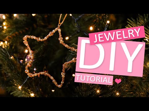 DIY Tutorial: Sterne; Anhänger, die an keinem Weihnachtsbaum fehlen sollte