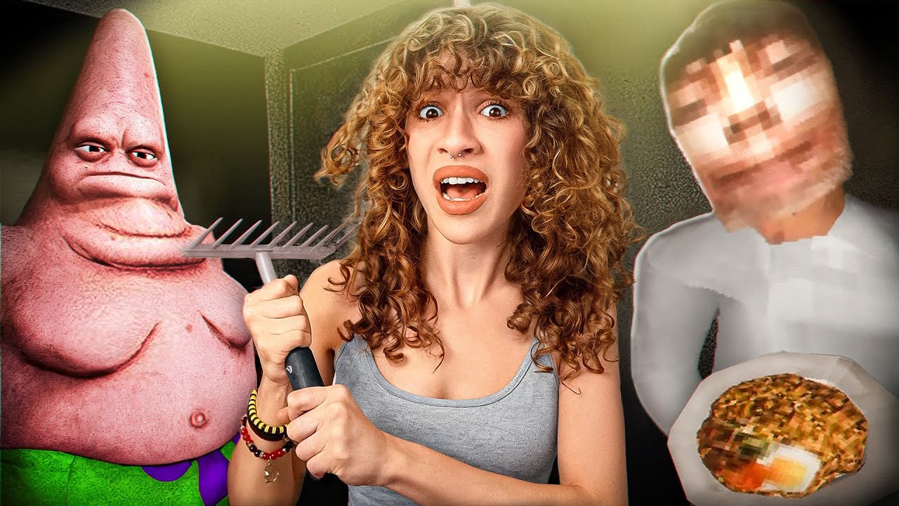 JUGUÉ TRES JUEGOS DE TERROR EN UN VIDEO😰