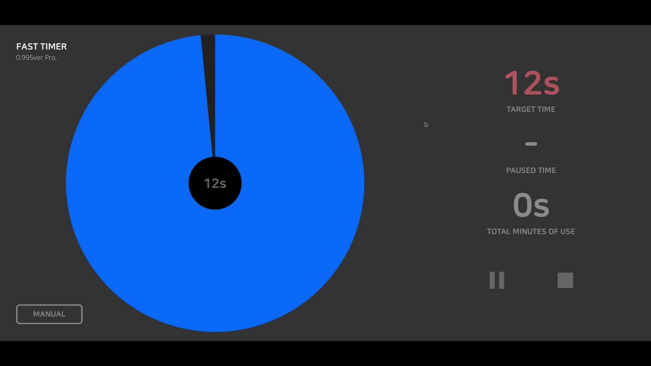 Fast Timer Visual timer for focusing YouTube