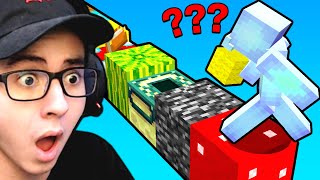 Minecraft Bedwars, But BLOCKS Are RANDOM...