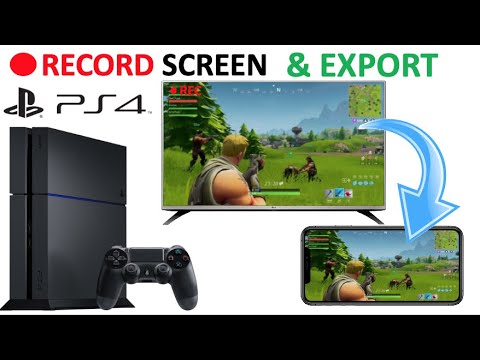 perforere forsøg Undertrykke How to Record Screen on PS 4 and share/export Screen Recording | Playstation  4 Screen Recording - YouTube