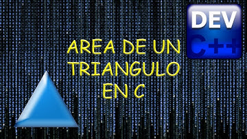 como calcular el area de un triangulo en lenguaje c