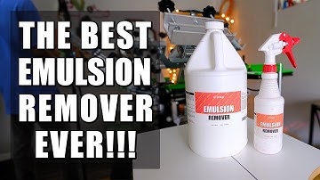Reclaiming a screen with the best Emulsion Remover | by Screenprintdirect.com