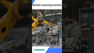 Robotic Unpacking Machine for Powder Bags | Fully Automatic Dust-Free Bag Opening System