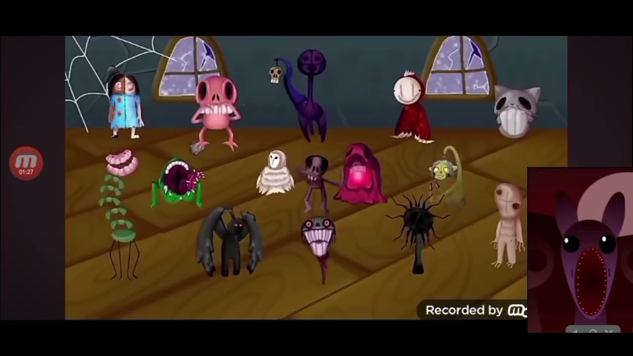 Msm ilha macabro mas incredibox os personagens cante i efeito muito legal e assustado