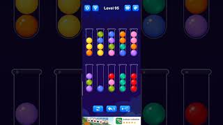 Ball Sort Puzzle Level 95 Solution Walkthrough