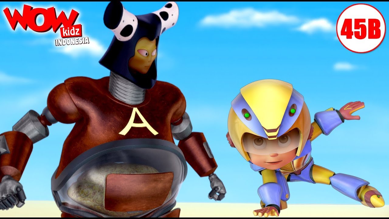 Kartun Anak | Vir: The Robot Boy Bahasa Indonesia | Pencuri Emas Alien | WowKidz Indonesia