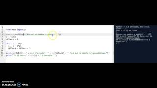Enroulement sur le cercle trigonométrique avec Python