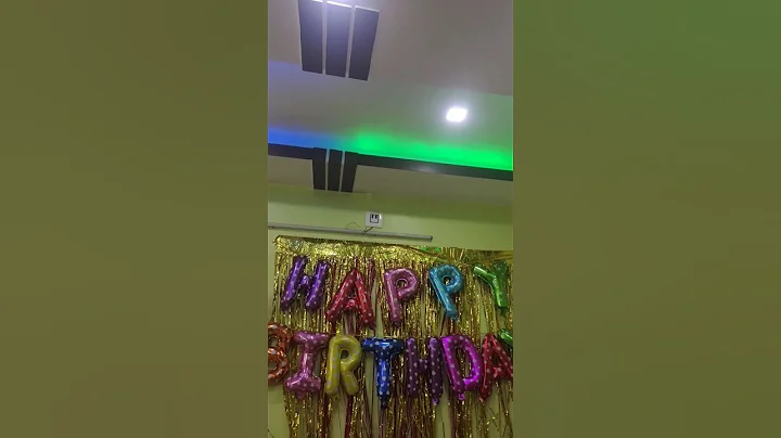 birthday room decoration ideas #birthday #birthdaydecoration #shorts #decor #status  #fun #reels