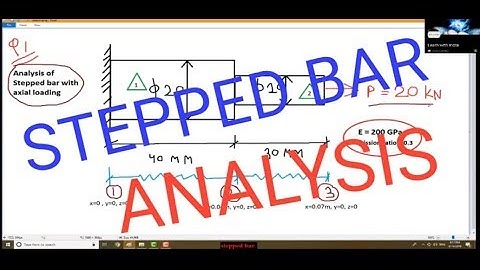 ANSYS APDL Tutorial | Stepped Bar Analysis in ANSYS