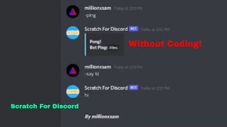 Basic Command Handlers Discord Bot | Scratch For Discord
