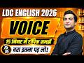 VOICE in 15 Minutes 🔥 | LDC English 2026 | Voice Trick & Rules l Active & Passive Voice