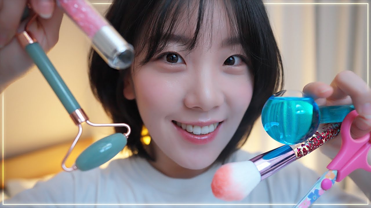 ASMR 나른하게 잠이 오는 단어 반복 + 가까이 위스퍼링 + 시각적 팅글 🌙 Close Up Whisper with Sleep Triggers