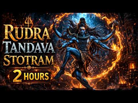 Rudra Tandava Stotram | 2 Hours Non-Stop | Powerful Shiva Chant for Peace & Protection | Divya Nidra