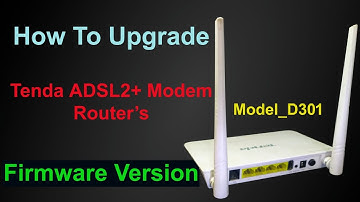 #mktrickpro    How To Upgrade Tenda D301 Router