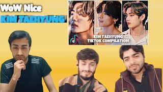 Kim Taehyung sexy Tik Tok Compilations reaction