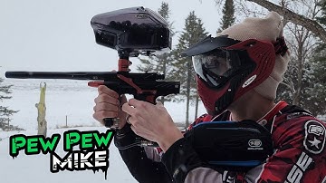 Planet Eclipse Ego 5 Black / Red - Paintball Shooting Video (2005)