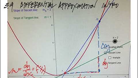 3.9 Differential Approximation Intro