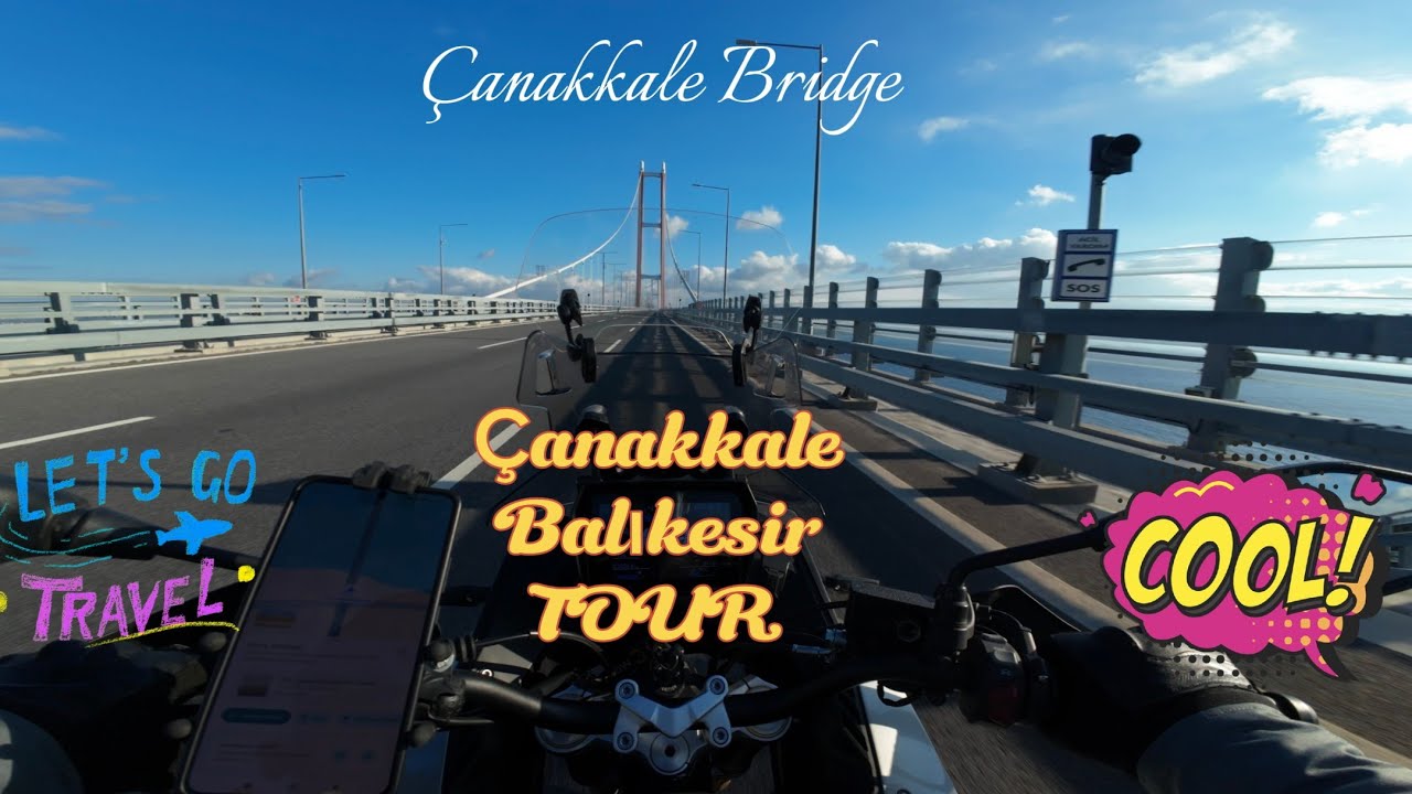 Riding Across Çanakkale Bridge to Balıkesir | Voge 525 DSX | Stunning Nature Views