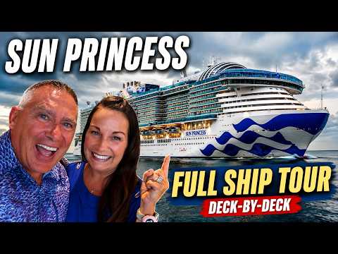 Sun Princess FULL SHIP Tour - The Original Sphere Class Ship with Changes!
