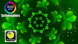 St Patricks Day Screensaver - Shamrock - Abstract - 10 Hours - Full HD - OLED Safe - No Burn-in screenshot 4