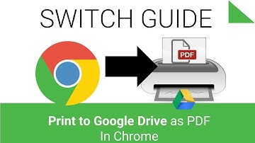 Print to Google Drive as a PDF File with Chrome