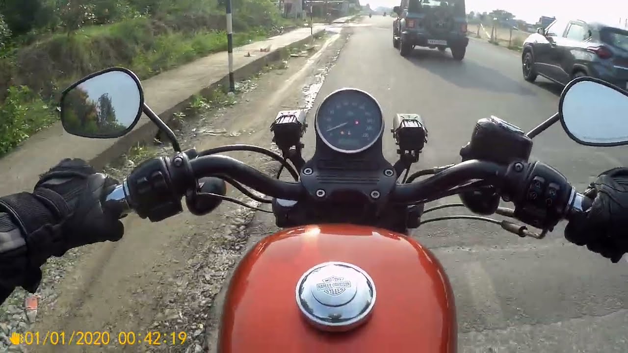 POV Ride | Harley Davidson Fatboy & Iron 883 | Motovlog Highway Experience