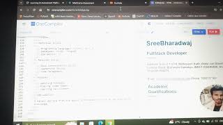 Creating Simple Resume using HTML and CSS