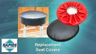 How to Fix Your Damaged Round Barstool Seat Cushion with a Cover