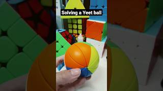 Solving a Yeet Ball ASMR #cubing #asmr