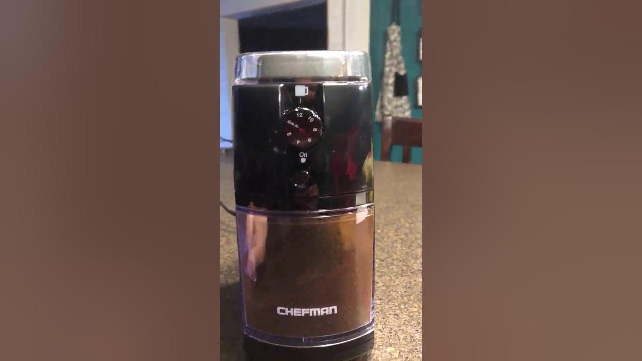 Chefman Coffee Grinder Electric Burr, Great little machine YouTube