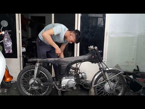 Clip hướng dẫn độ 1 chiếc xe honda 67 đơn giản nhất và rẻ nhất Par1