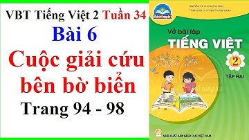 Vở Bài Tập Tiếng Việt Lớp 2 Tuần 34 Bài 6 Cuộc Giải Cứu Bên Bờ Biển Trang 94 98 Chân Trời Sáng Tạo