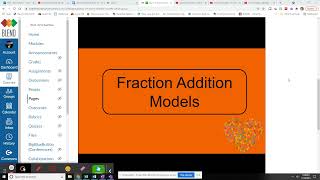 Adding Fractions with Models (part 1)