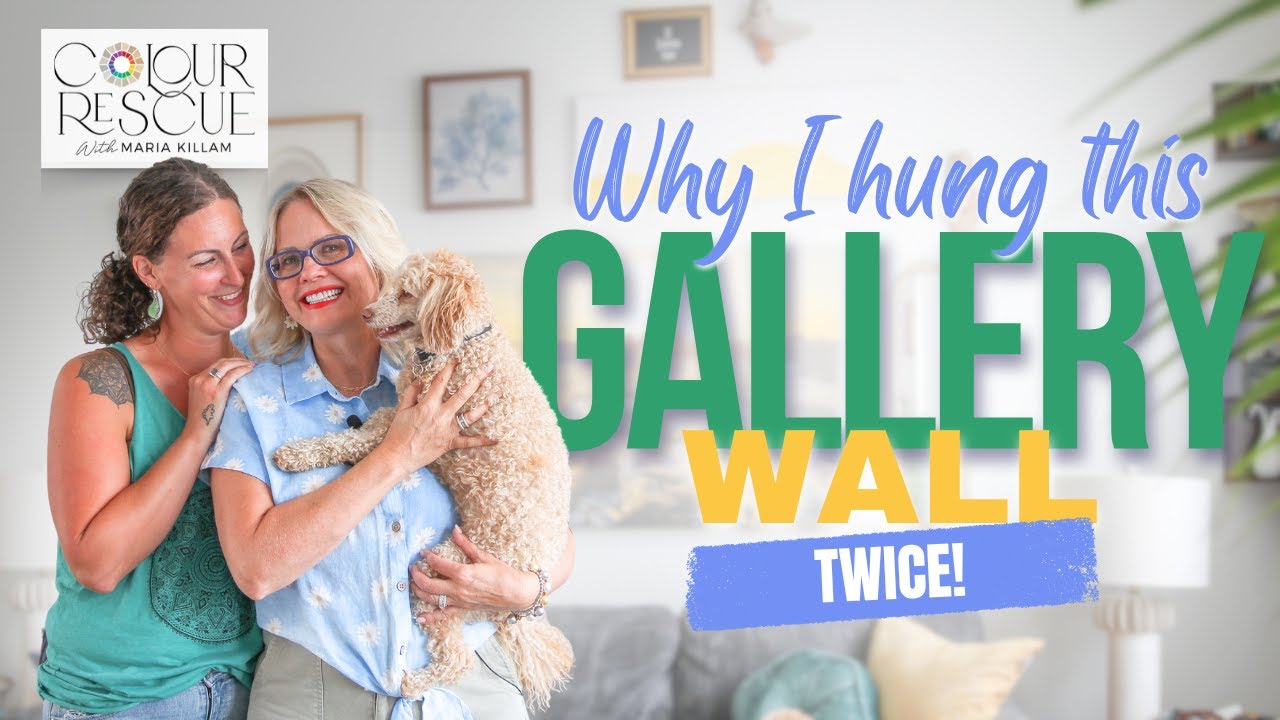 The Gallery Wall I Hung Twice; A One Day Makeover (With a Do-Over!)