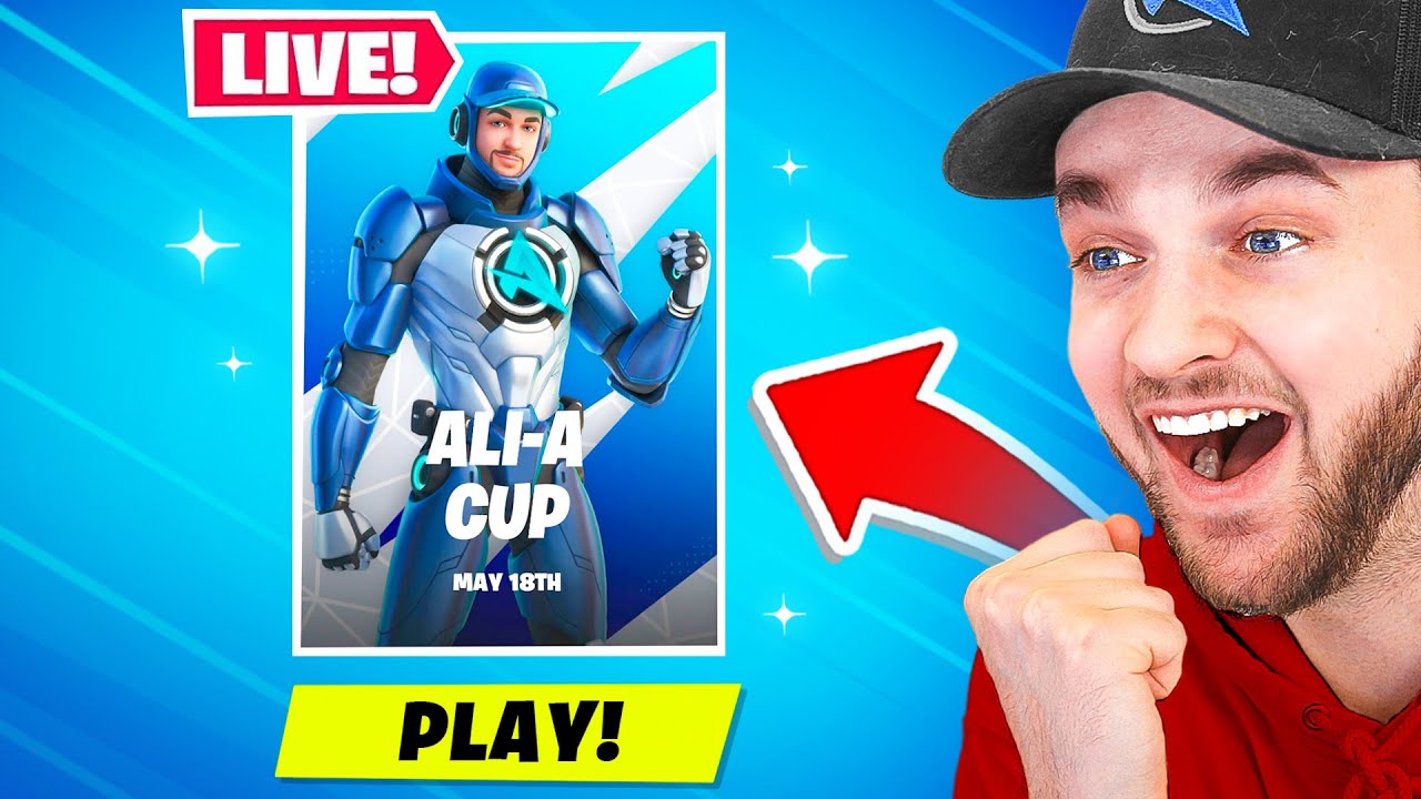 *LIVE* Ali-A Cup in Fortnite! (FREE REWARDS!)
